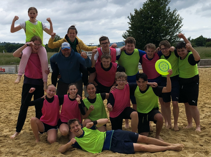 Toller Einsatz unserer beiden Teams beim Schulamtsentscheid Frisbee.